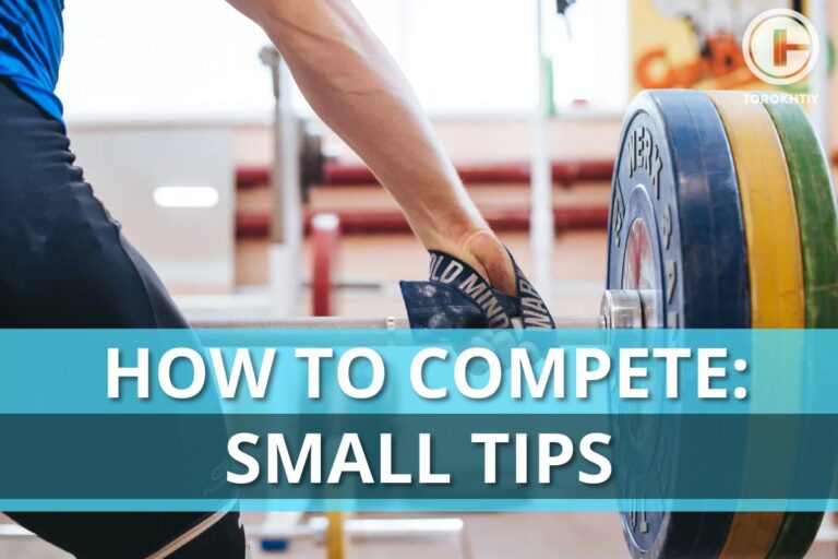 How To Compete: Small Tips