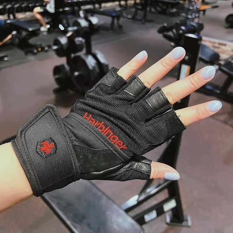 Harbinger Pro Wristwrap Weightlifting Gloves instagram