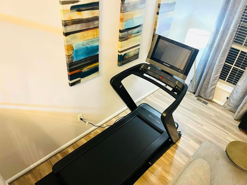 norictrack treadmill in room