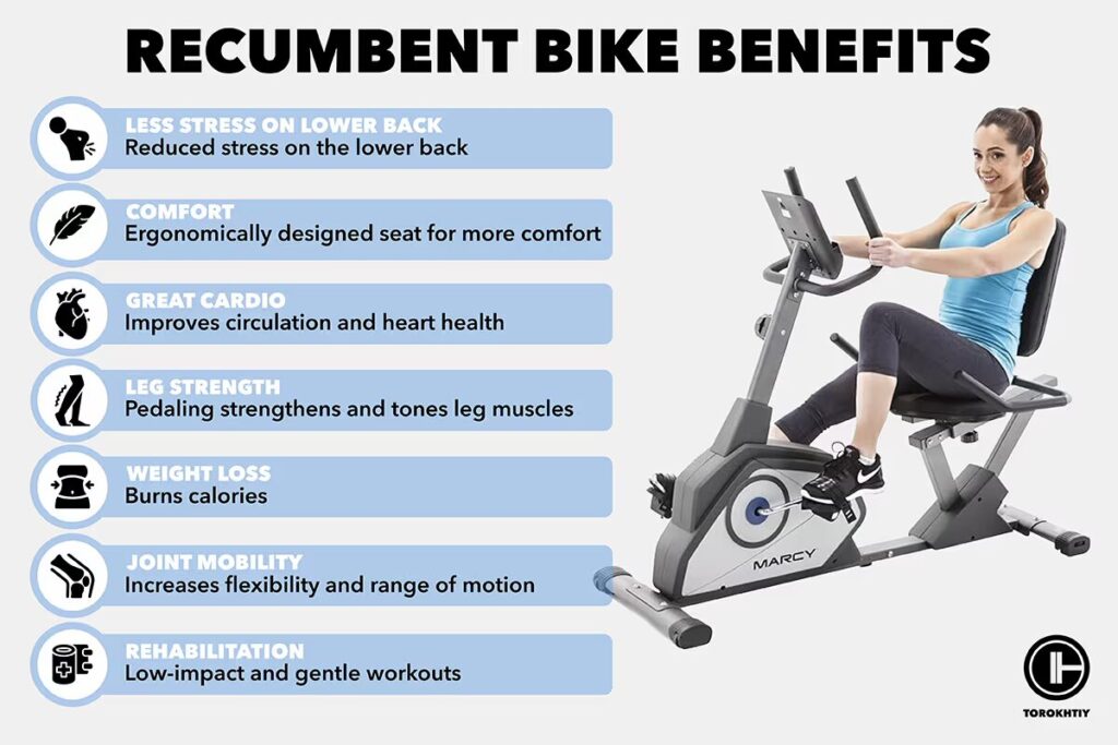recumbent bike benefits list