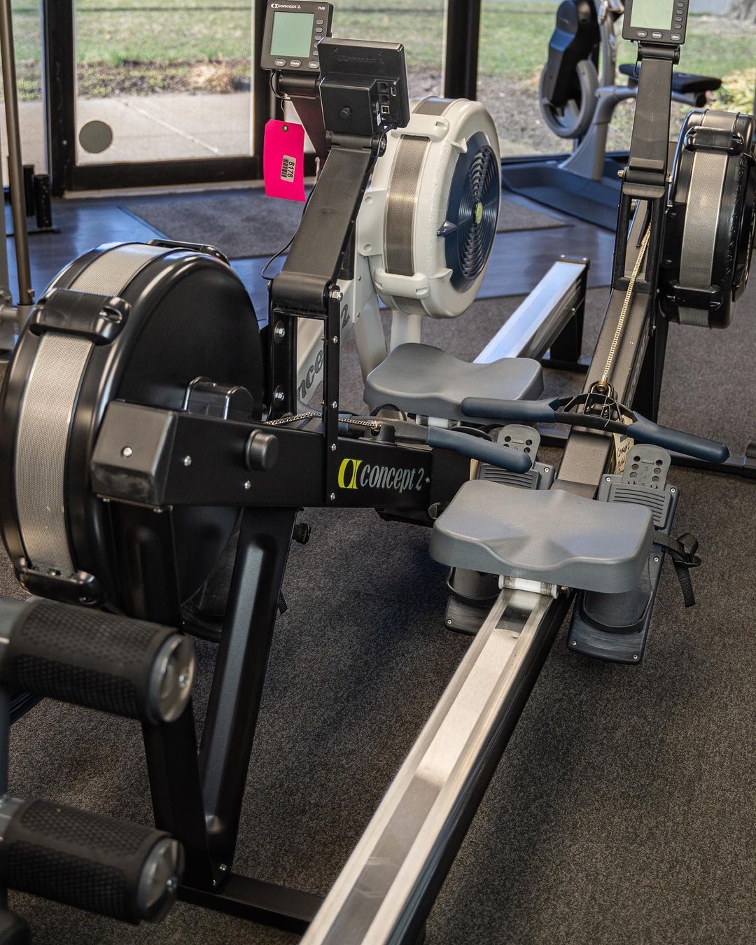 The Concept2 rower Model D in gym sample