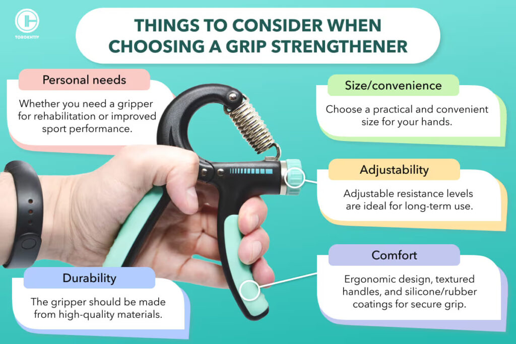 Things To Consider When Choosing A Grip Strengthener