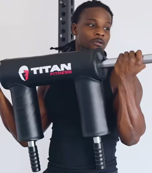 Titan Fitness Safety Squat Olympic Bar V2 instagram