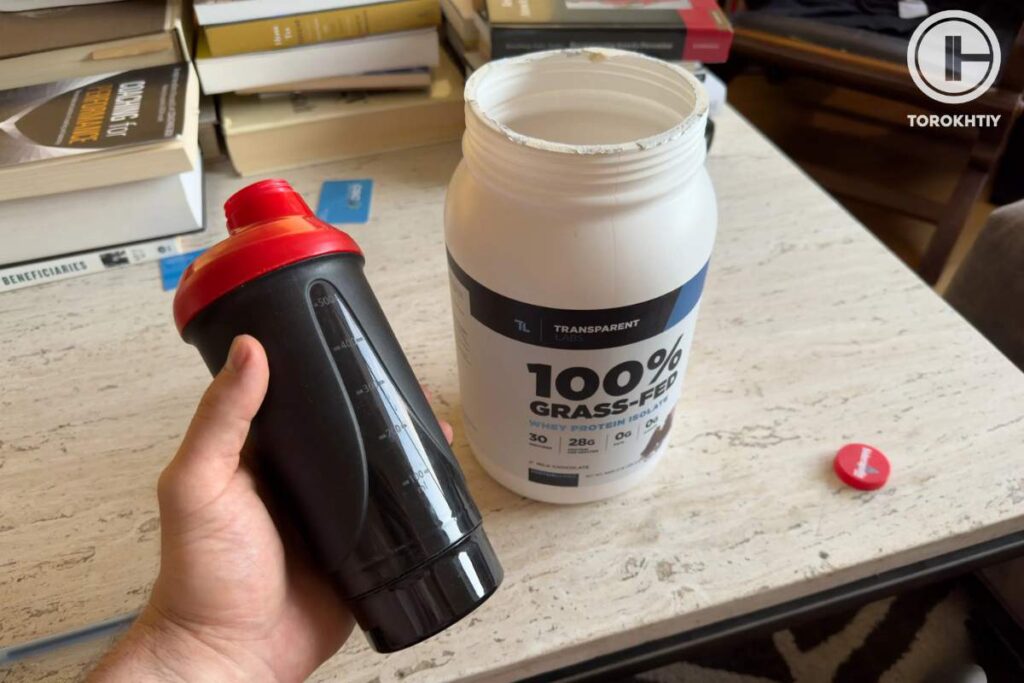 Transparent Labs Protein and Shaker