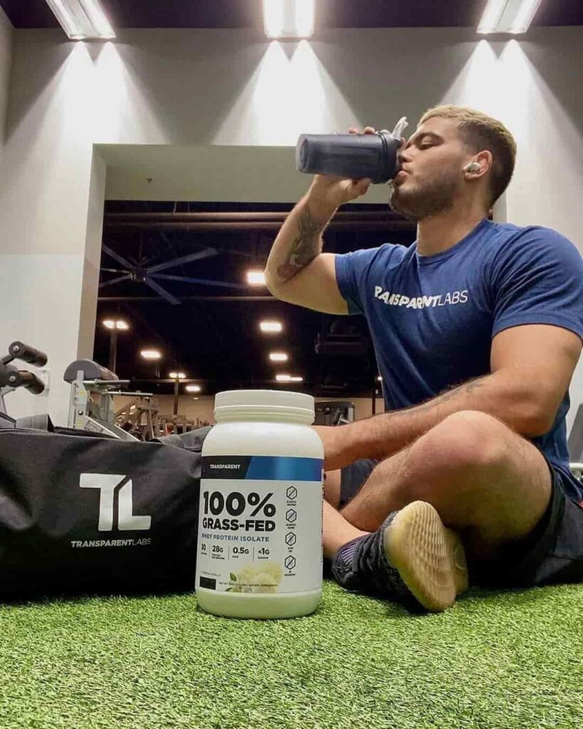  Transparent Labs 100% Grass-Fed Whey Protein Isolate instagram