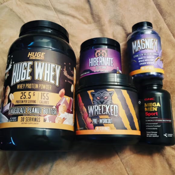 Huge Supplements Wrecked Pre-Workout instagram