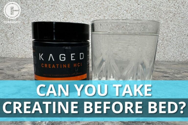 can you take creatine before bed