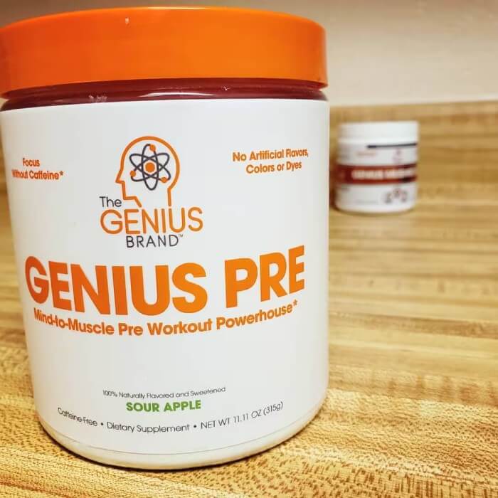 Genius Pre-Workout Powder instagram