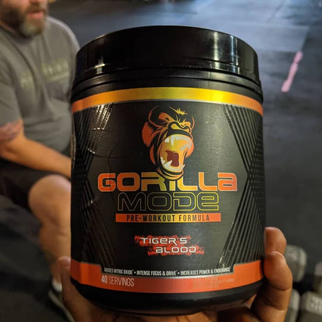 Gorilla Mode Pre Workout instagram