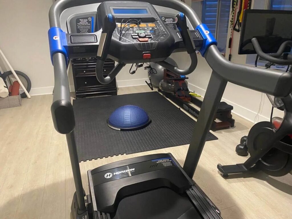 horizon treadmill at home gym