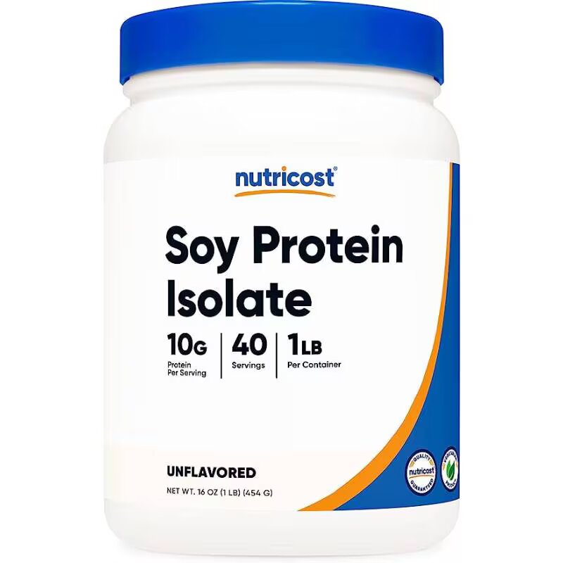 nutricost soy protein bottle sample