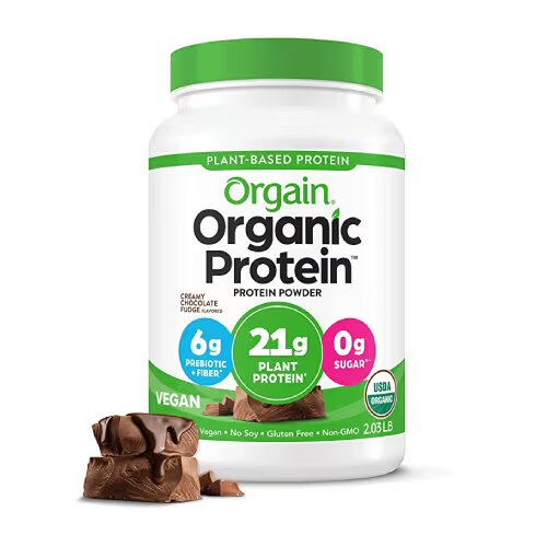 orgain protein bottle sample