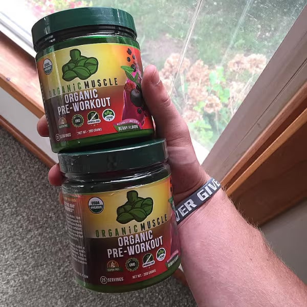 Organic Muscle Natural Pre Workout instagram