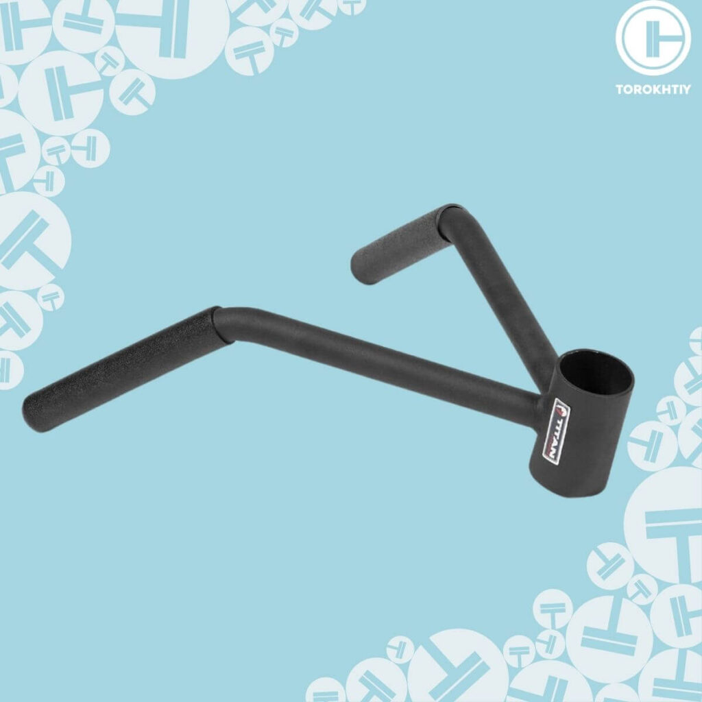 Titan Fitness Angled Landmine Handle with Rubber Grip