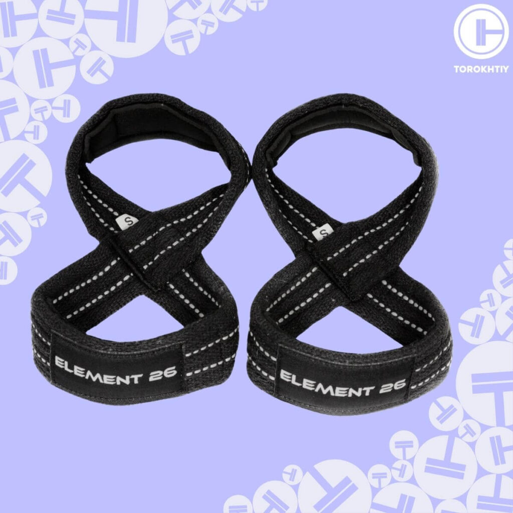 ELEMENT 26 Padded Figure 8 Weightlifting Straps