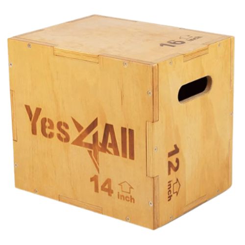 Yes4All 3 In 1 Wooden Plyo Box
