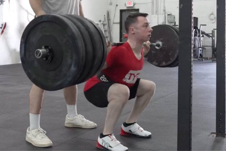 Hampton Morris Squats a Personal Best During Training Block Ahead of the Olympics