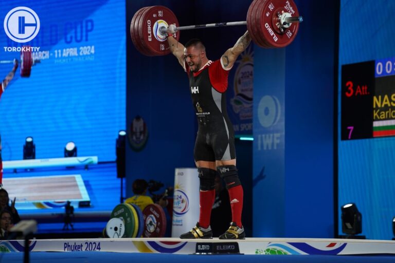 Karlos Nasar Won Gold in the Men’s 89 kg Category at the 2024 IWF Weightlifting World Cup 