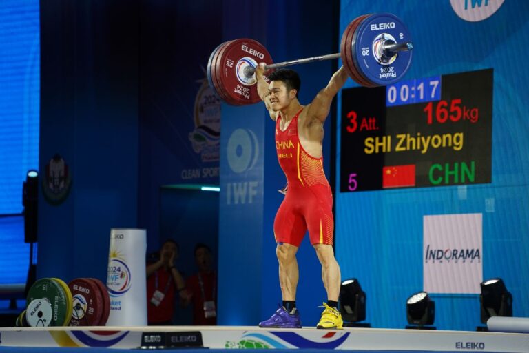 Shi Zhiyong won Silver in the Men’s 73 kg Category At the 2024 IWF Weightlifting World Cup