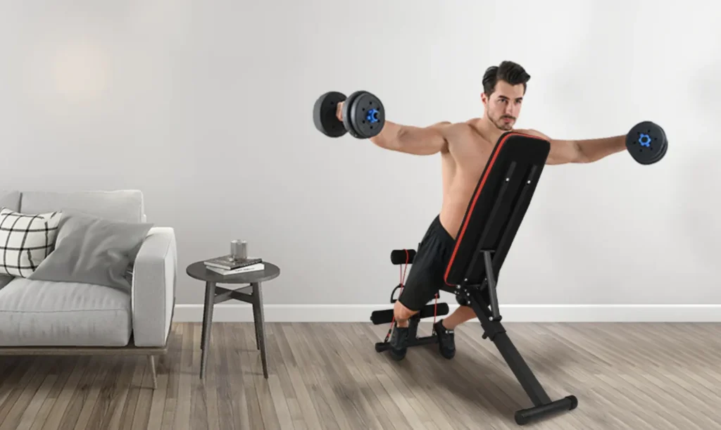 Weight Bench With Leg Extension