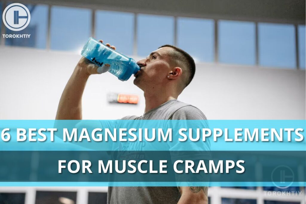 athlete man drinks supplement