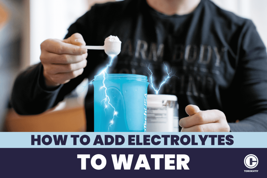 how to add electrolytes to water