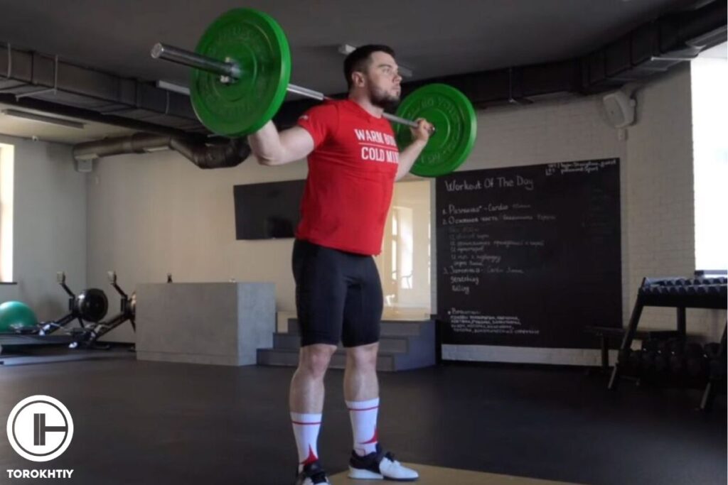 snatch push press exercise