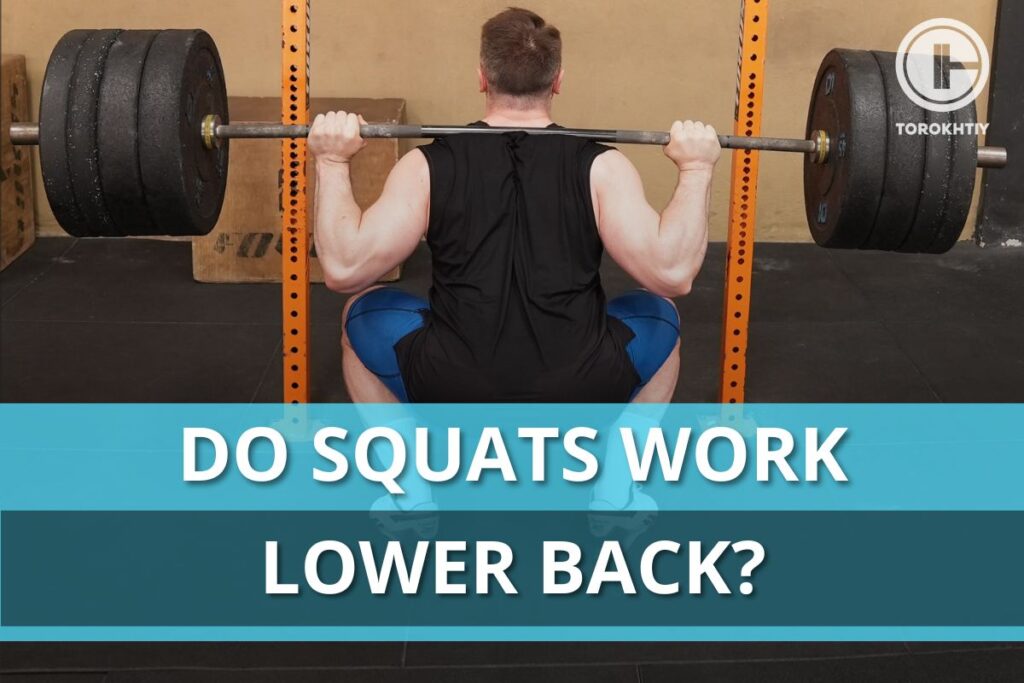 lower back engagement while squatting