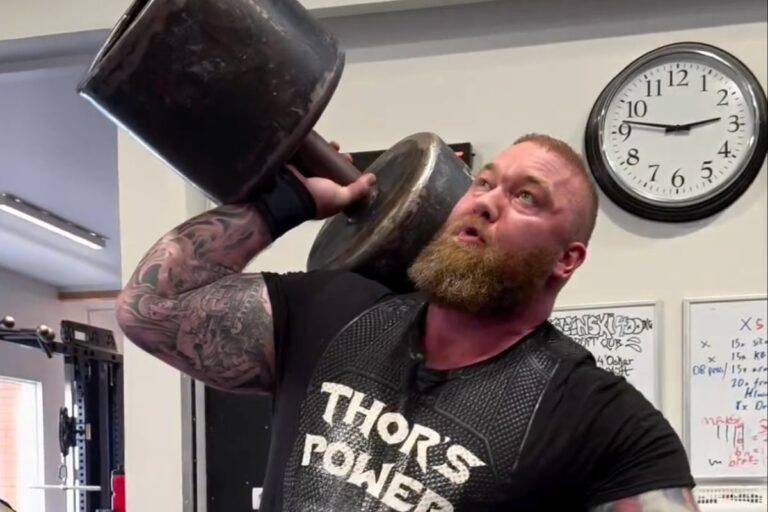 Hafthor Bjornsson Is Preparing for the Strongest Man on Earth 2024