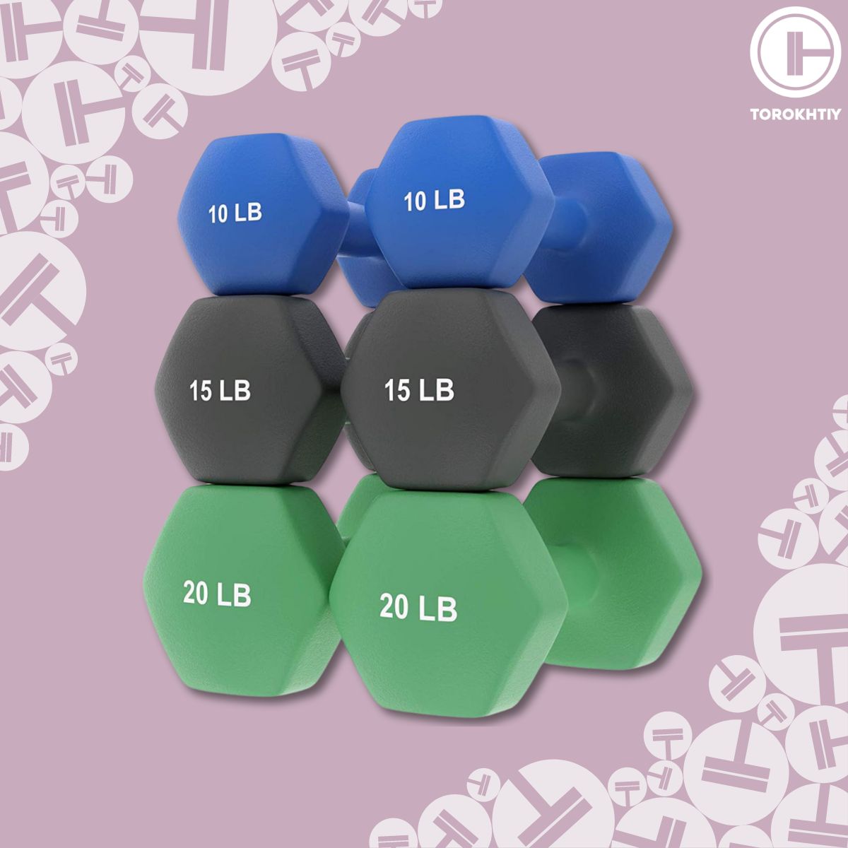 Epic Fitness Dumbbell Weights Set
