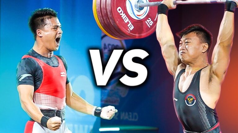 Rahmat Abdullah VS Rizki Juniansyah: The Ultimate Weightlifting Battle
