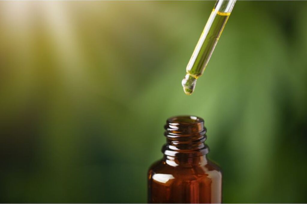 a drip of cbd oil