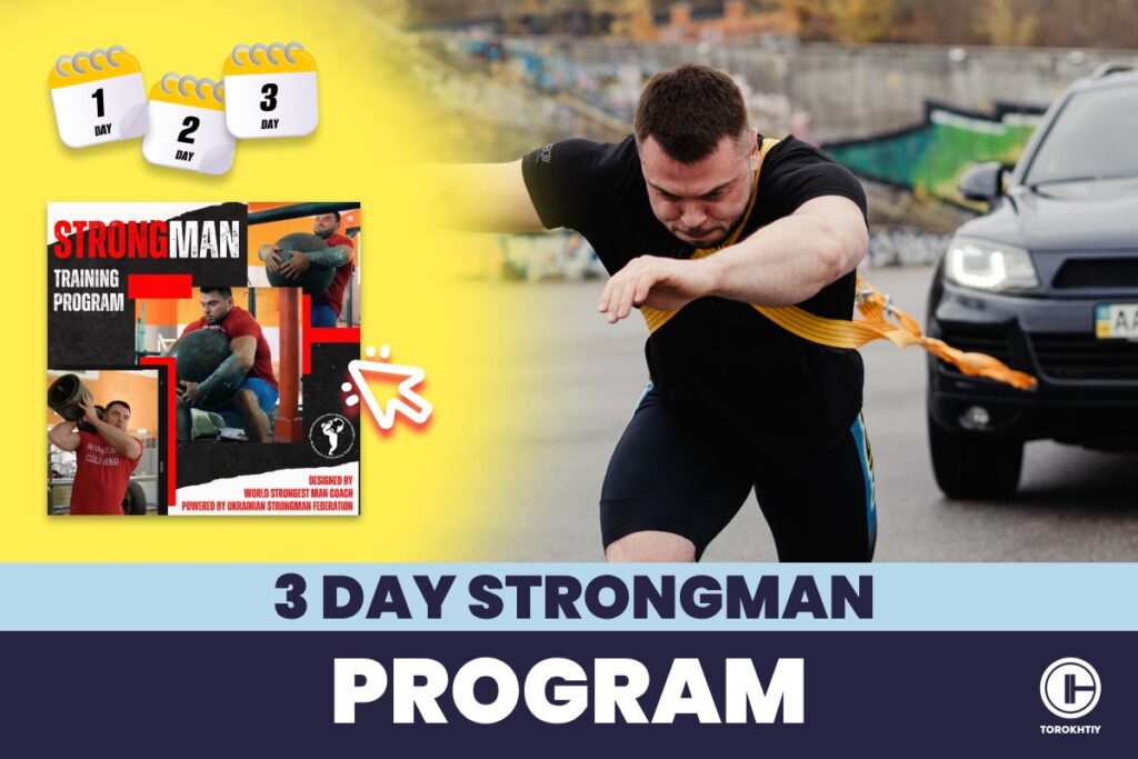 3 day strongman program