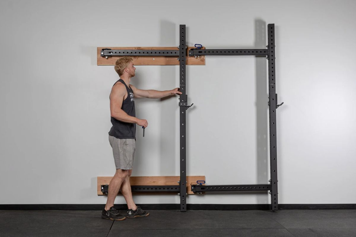 Folding Squat Rack by REP Fitness