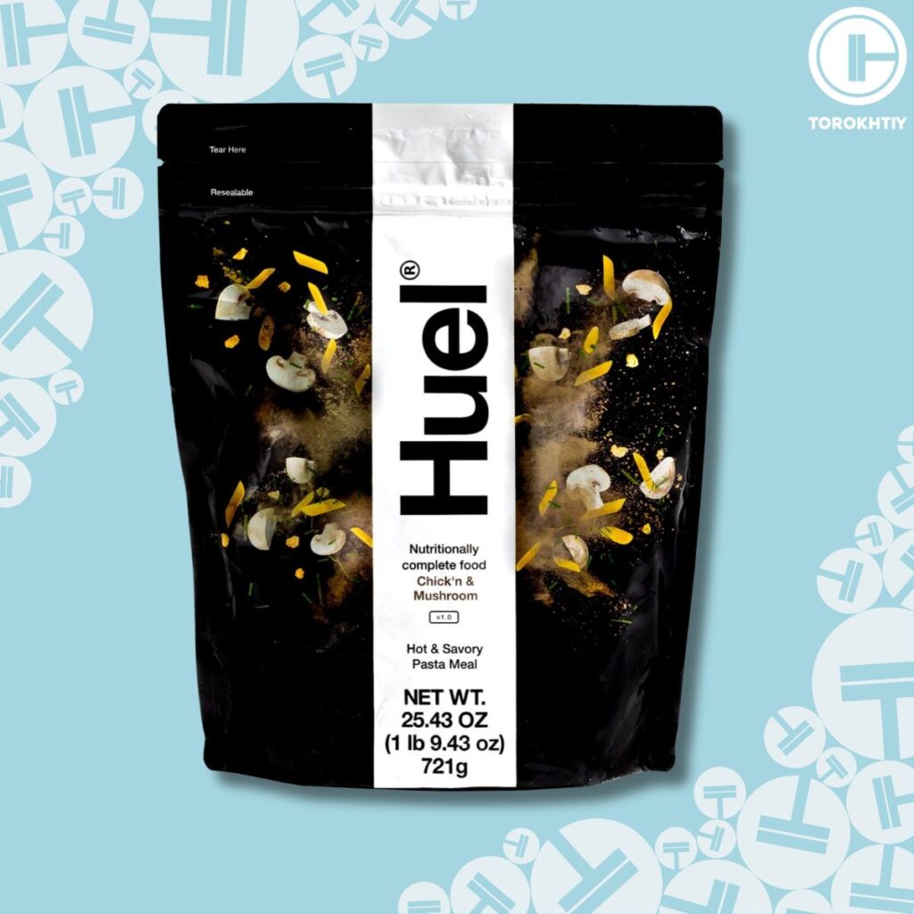 Huel Hot & Savory (Chick’n & Mushroom Pasta)