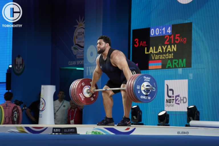 Varazdat Lalayan (Armenia) Secures Silver after a Tightly Contested Men’s 102+ kg Weightlifting at the Paris 2024 Olympics