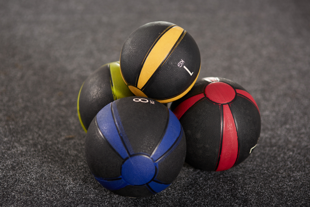 different weight balls