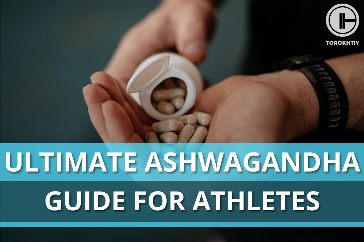 Athlete take ashwagandha supplement