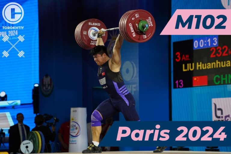 2024 Olympic Games, Day 4 Recap – Men’s 102 kg: Liu Huanhua Reigns the Category, While Qatari Meso Hassouna is Out of The Battle 