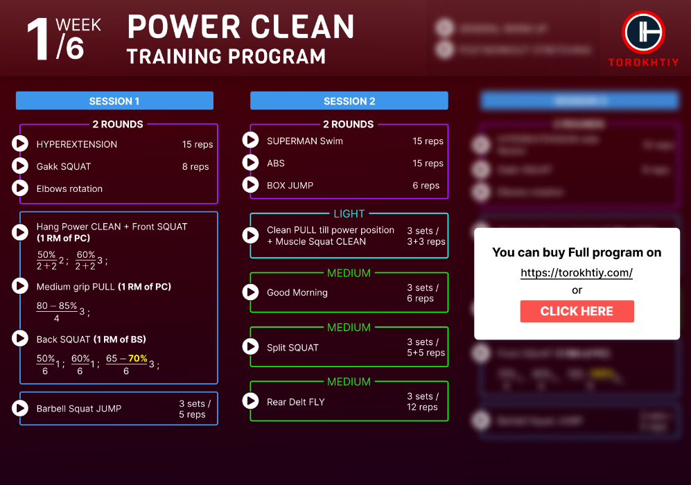 POWER CLEAN DEMO