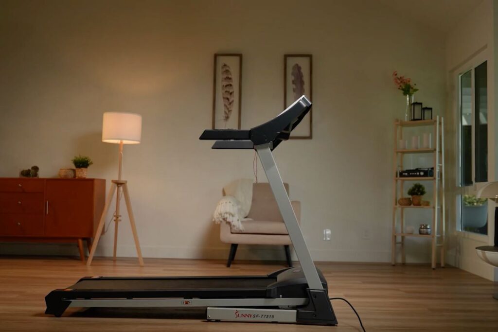 Sunny SF-T7515 Smart Treadmill Side View