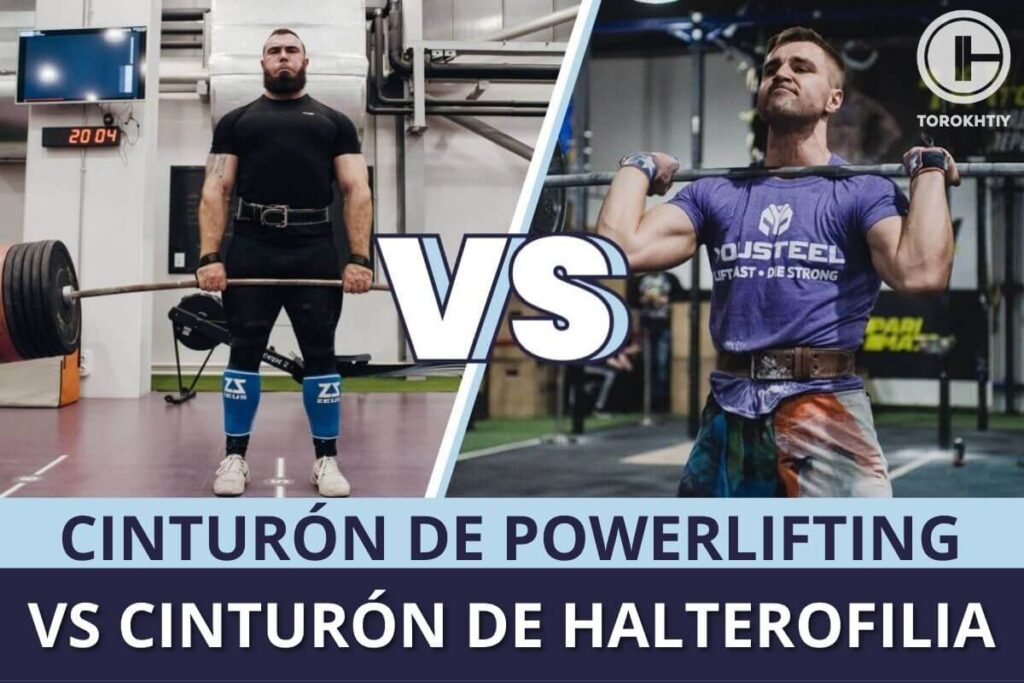 Cinturón de Powerlifting vs Cinturón de Halterofilia