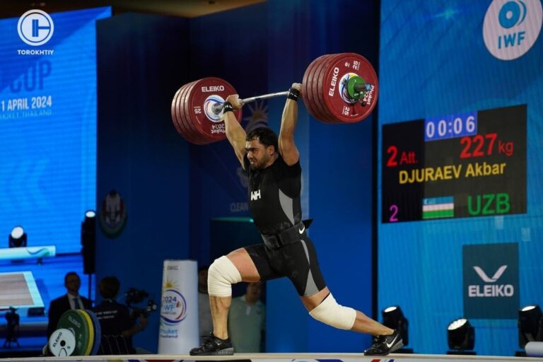 Akbar Djuraev (Uzbekistan) wins Silver at the Paris 2024 Olympics in the Men’s 102 kg Category