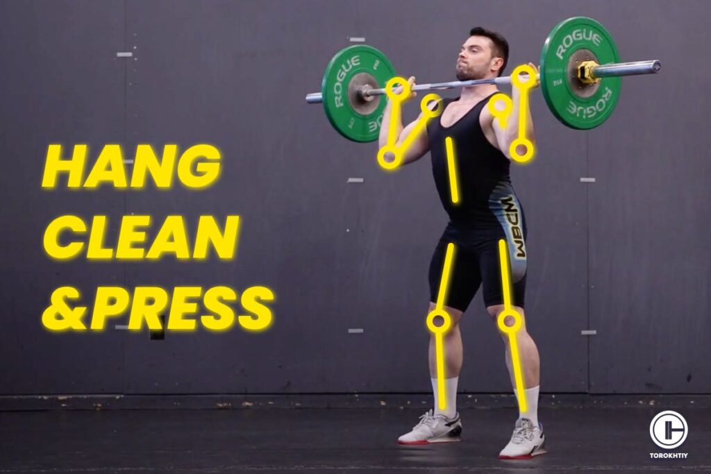 hang clean and press