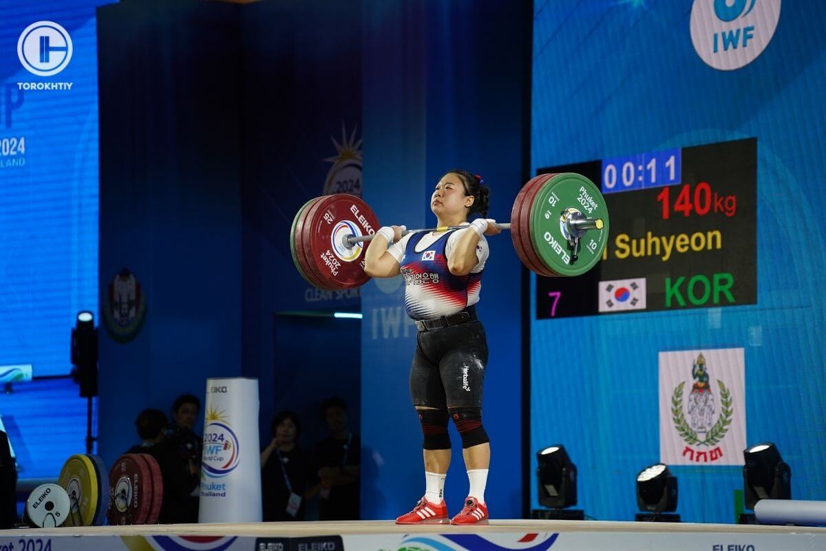 Kim Su-Hyeon Weightlifting Competition