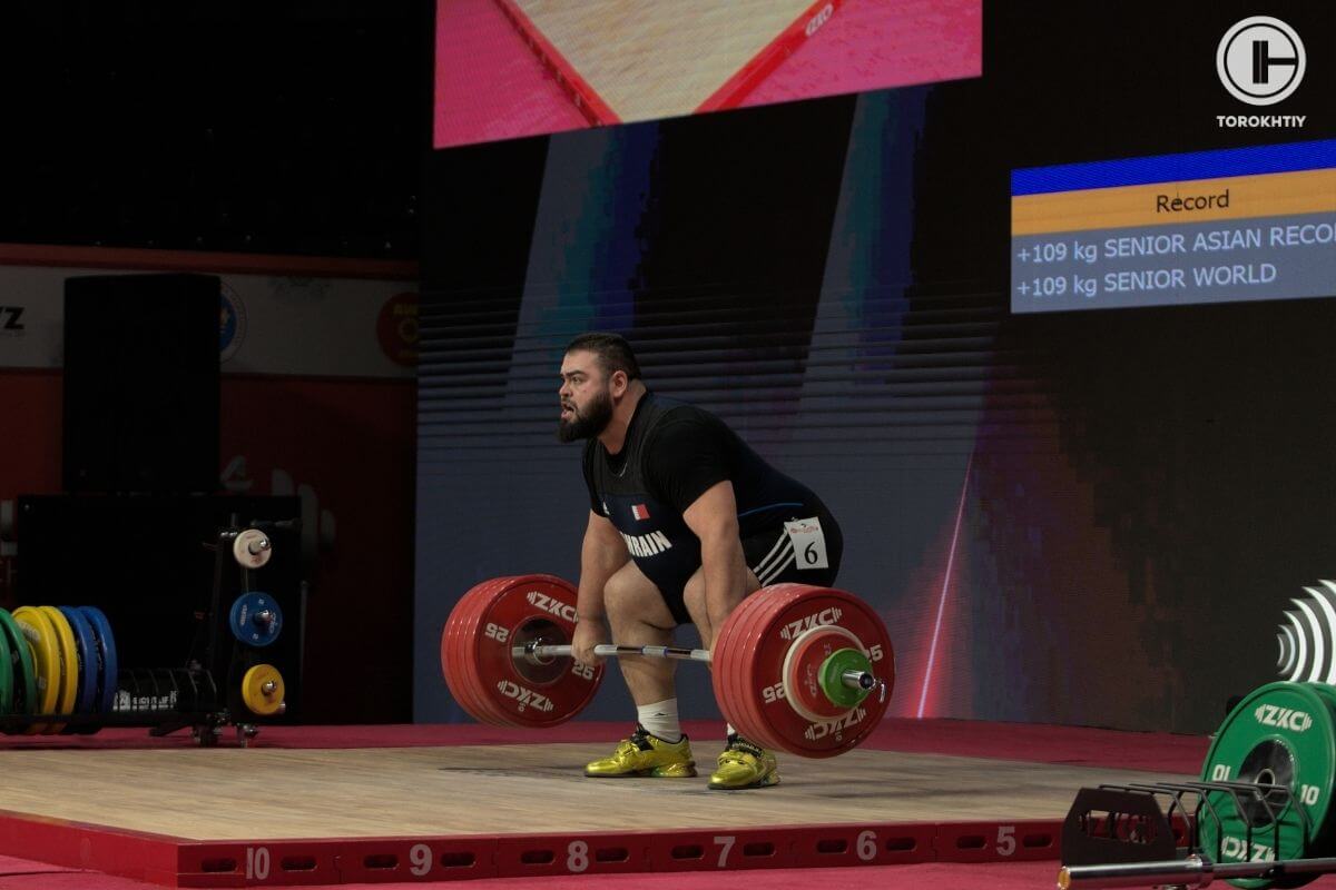 Man Asaad Preparing to Weightlift