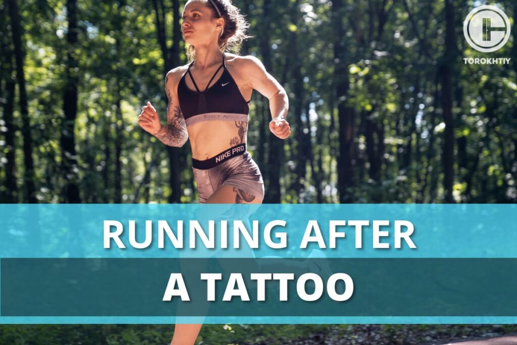 running after a tattoo