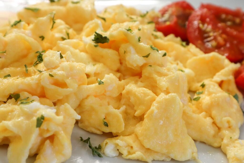 scrambled eggs