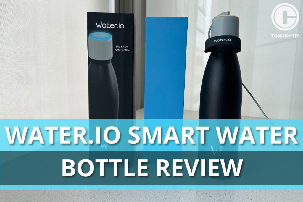 water.io smart water bottle review