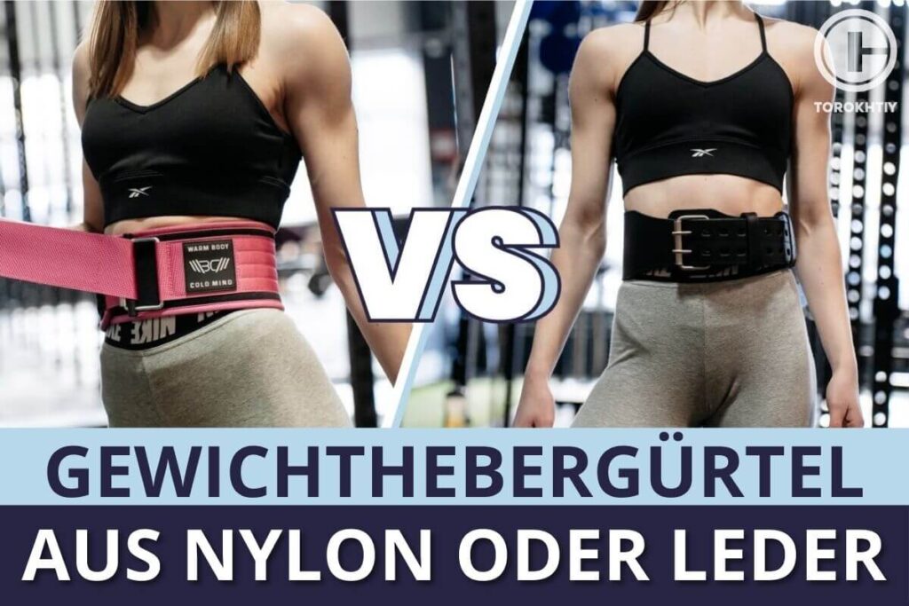 Gewichthebergürtel Aus Nylon Oder Leder